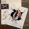 Basset Hound Crack Sticker Box Funny Wall Decor Vinyl Window Decals Birthday Gifts For Women