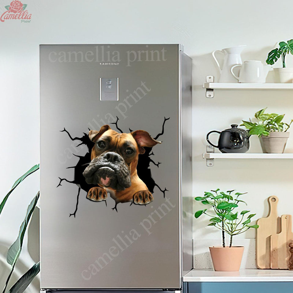 Boxer Crack Sticker Box Funny Memes Custom Car Stickers Birthday Delivery