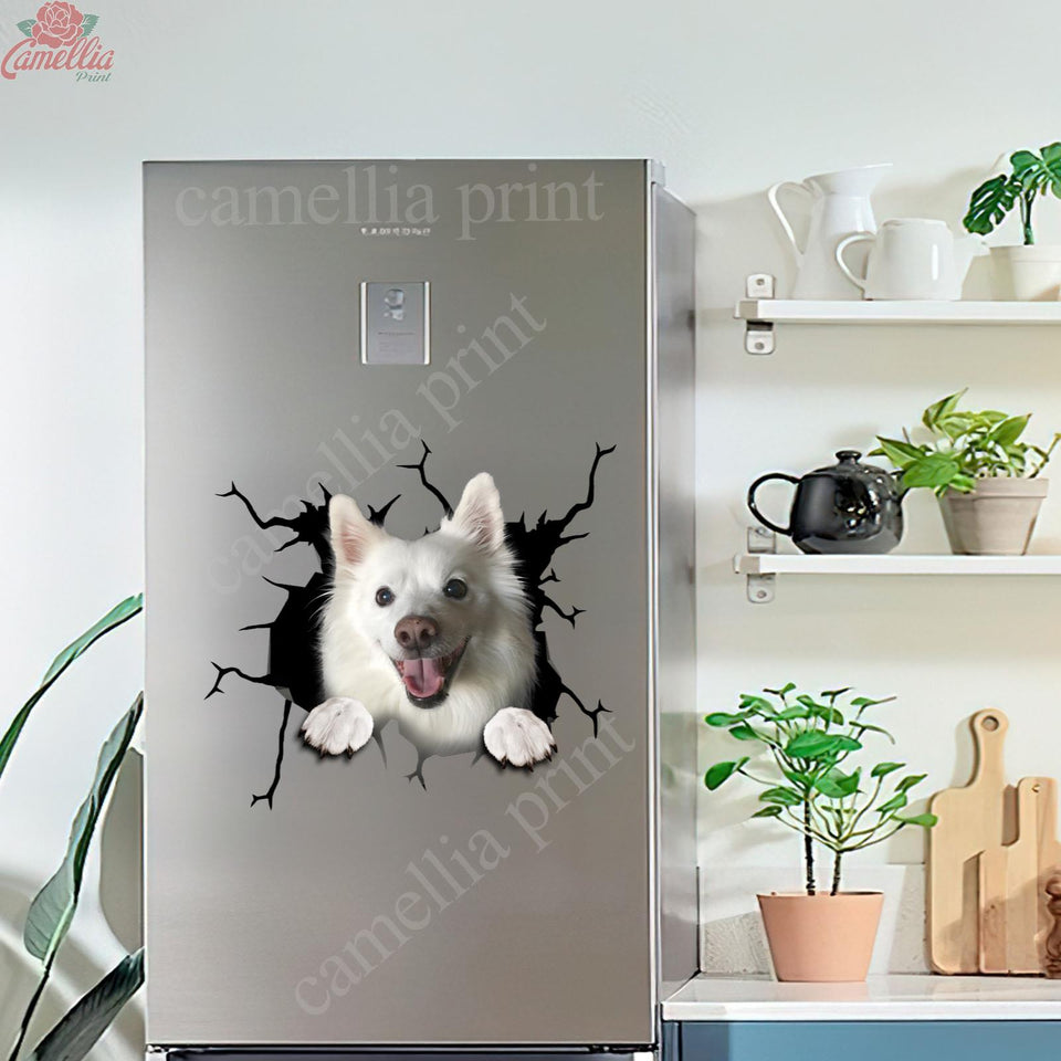 American Eskimo Crack Decal For Car Window Your Cute Jeans Dot Stickers Anniversary Ideas