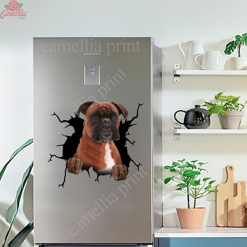 Boxer Crack Stickers For Scrapbooking You Cute Car Window Decals Memorial Wind Chimes