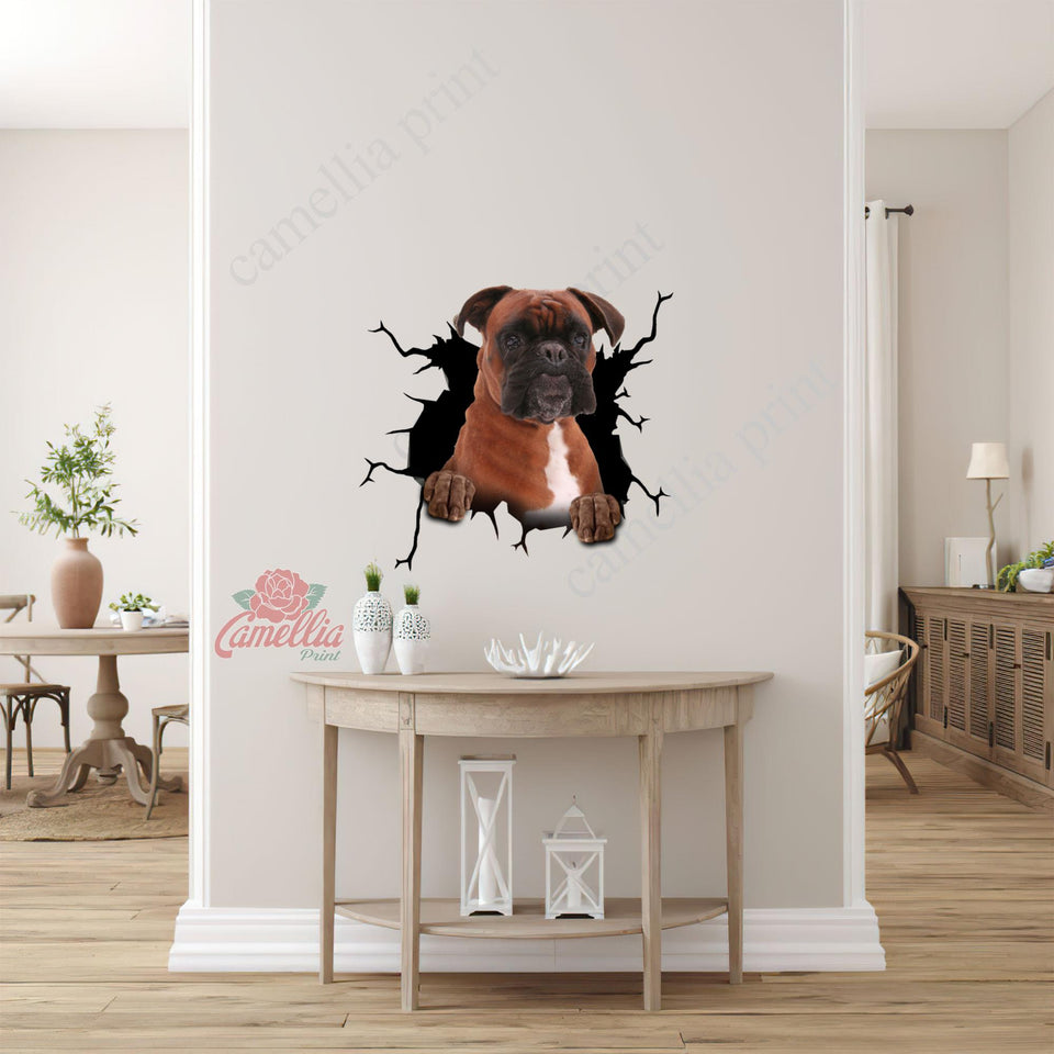 Boxer Crack Stickers For Scrapbooking You Cute Car Window Decals Memorial Wind Chimes