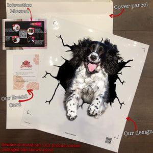 English Springer Spaniel Crack Sticker Album Funny Quotes Laptop Decals Best Gifts For Dad