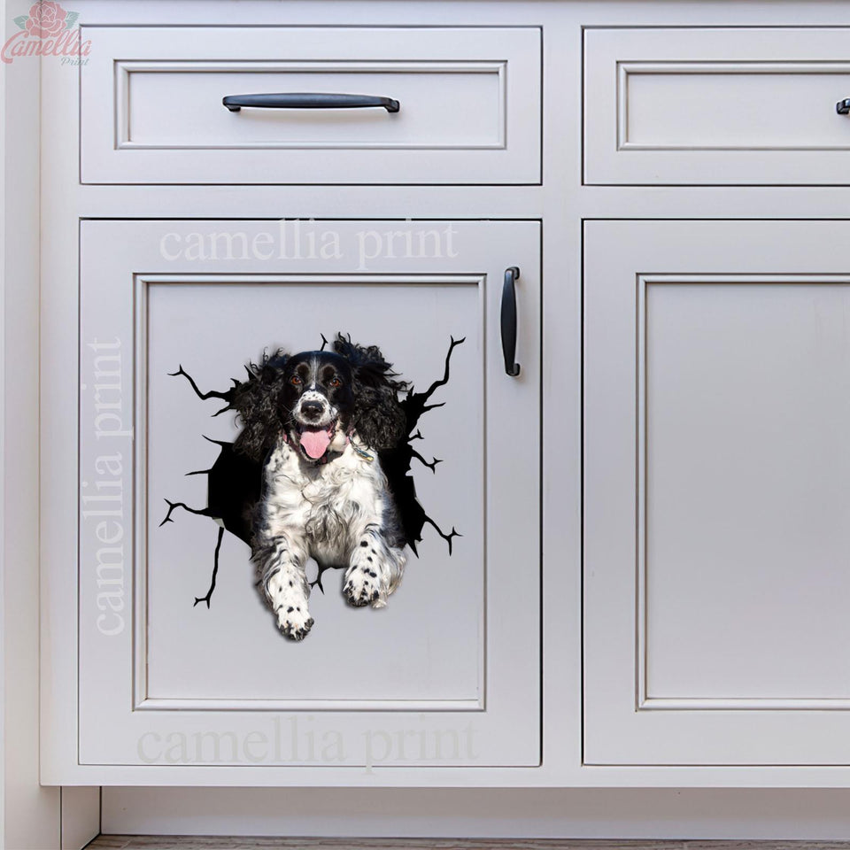 English Springer Spaniel Crack Sticker Album Funny Quotes Laptop Decals Best Gifts For Dad