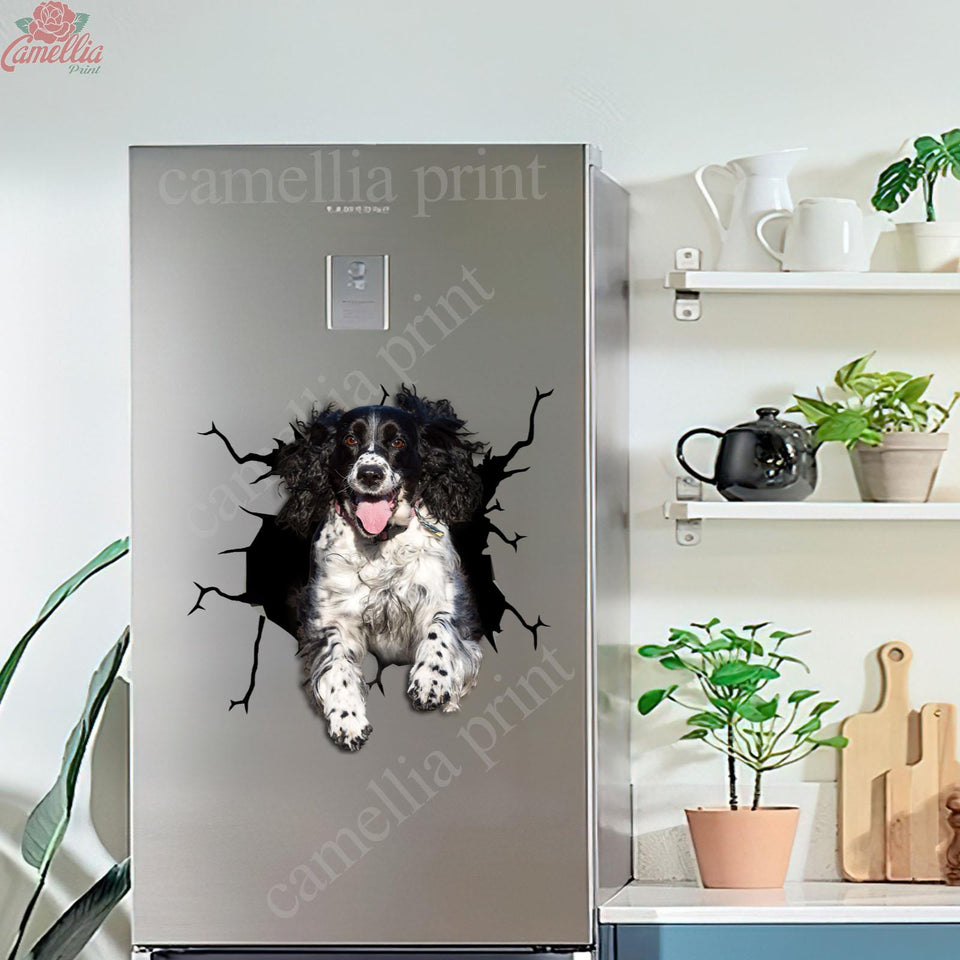 English Springer Spaniel Crack Sticker Album Funny Quotes Laptop Decals Best Gifts For Dad