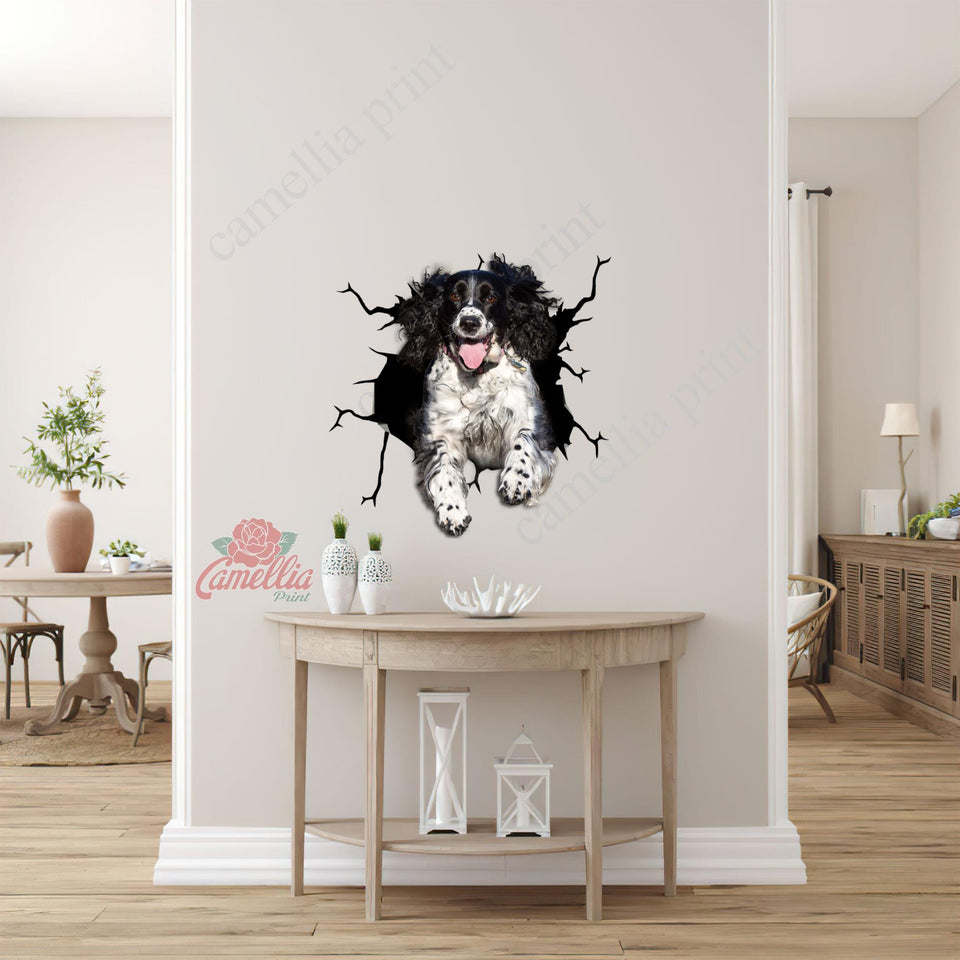 English Springer Spaniel Crack Sticker Album Funny Quotes Laptop Decals Best Gifts For Dad