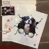Cavalier King Charles Spaniel Crack Sticker For Car Window Hot Logo Stickers 21st Birthday Gifts