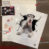 Wolfhound Crack Decal Items Funny Wall Decor Vehicle Decals Gifts For Dogs