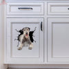 Wolfhound Crack Decal Items Funny Wall Decor Vehicle Decals Gifts For Dogs