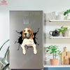 Beagle Crack Sticker Ideas The Cutest Circle Stickers Dog Memorial Gifts