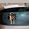 Leonberger Crack Sticker Decals Cute Vinyl Stickers For Cars Fathers Day Gifts 2021