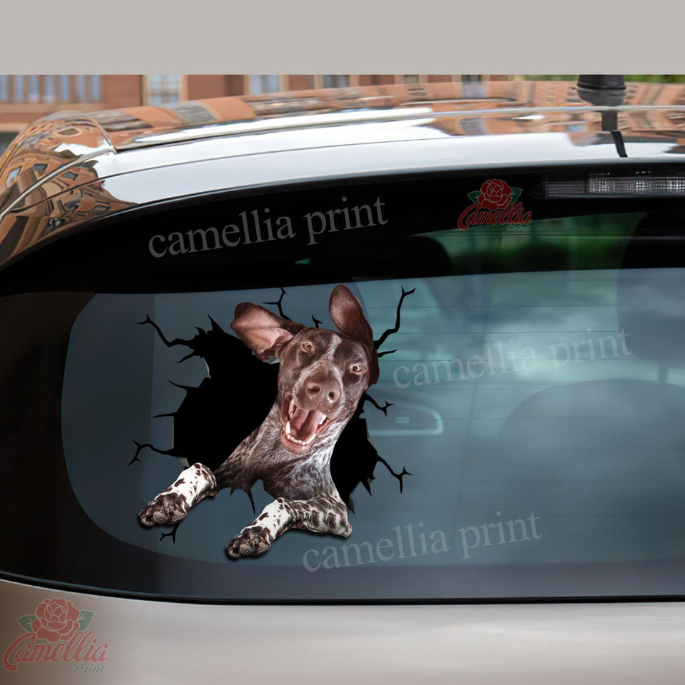 German Shorthaired Pointer Mom Car Decal Likeable Window Decals For Business Stuffer Ideas