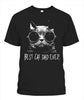Best Cat Dad Ever Vintage Retro Cat Father Gift Men TShirt