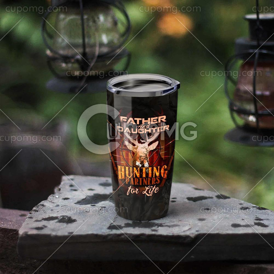 Father and Daughter Hunting Partners For Life Tumbler 20oz PSL52TC