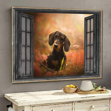 [ha0284-snf-ptd]-dachshund--poster-dogs-lover