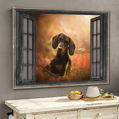 [ha0284-snf-ptd]-dachshund--poster-dogs-lover