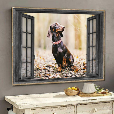 [ha0285-snf-ptd]-dachshund--poster-dogs-lover
