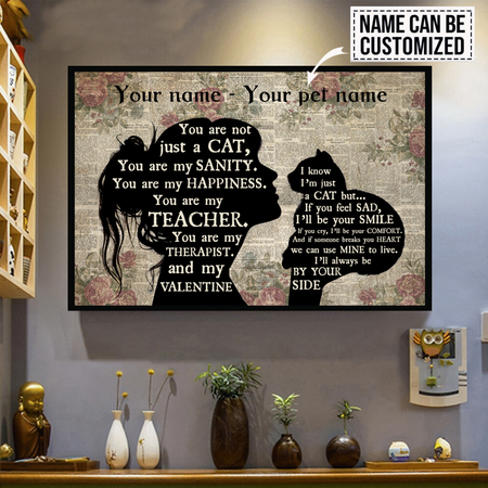 [ha0209-snf-ptd]-girls-and-cats-custom-poster
