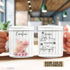 Custom Cups Pig Cute Flower Mugs For Pig Lover All Over Print PYR2101013Z | 15oz