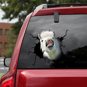 [sk1274-snf-tnt]-pony-horse-crack-sticker-cattle-lover