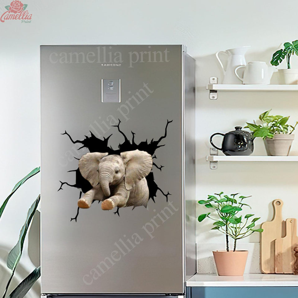 Elephant Decal Sticker Car Lovable Label Stickers Easter Gifts