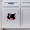Funny Flamingo Duck Decal Humor Vinyl Stickers For Cars Father's Day Gifts