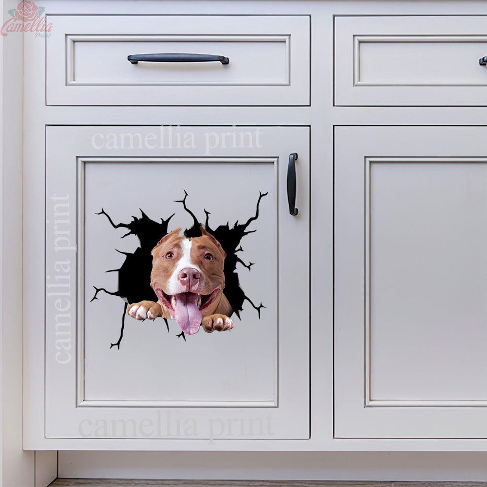 Funny Pitbull Decal Sticker Car Nice Window Decals Good Gifts For Dad