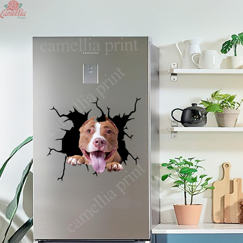 Funny Pitbull Decal Sticker Car Nice Window Decals Good Gifts For Dad