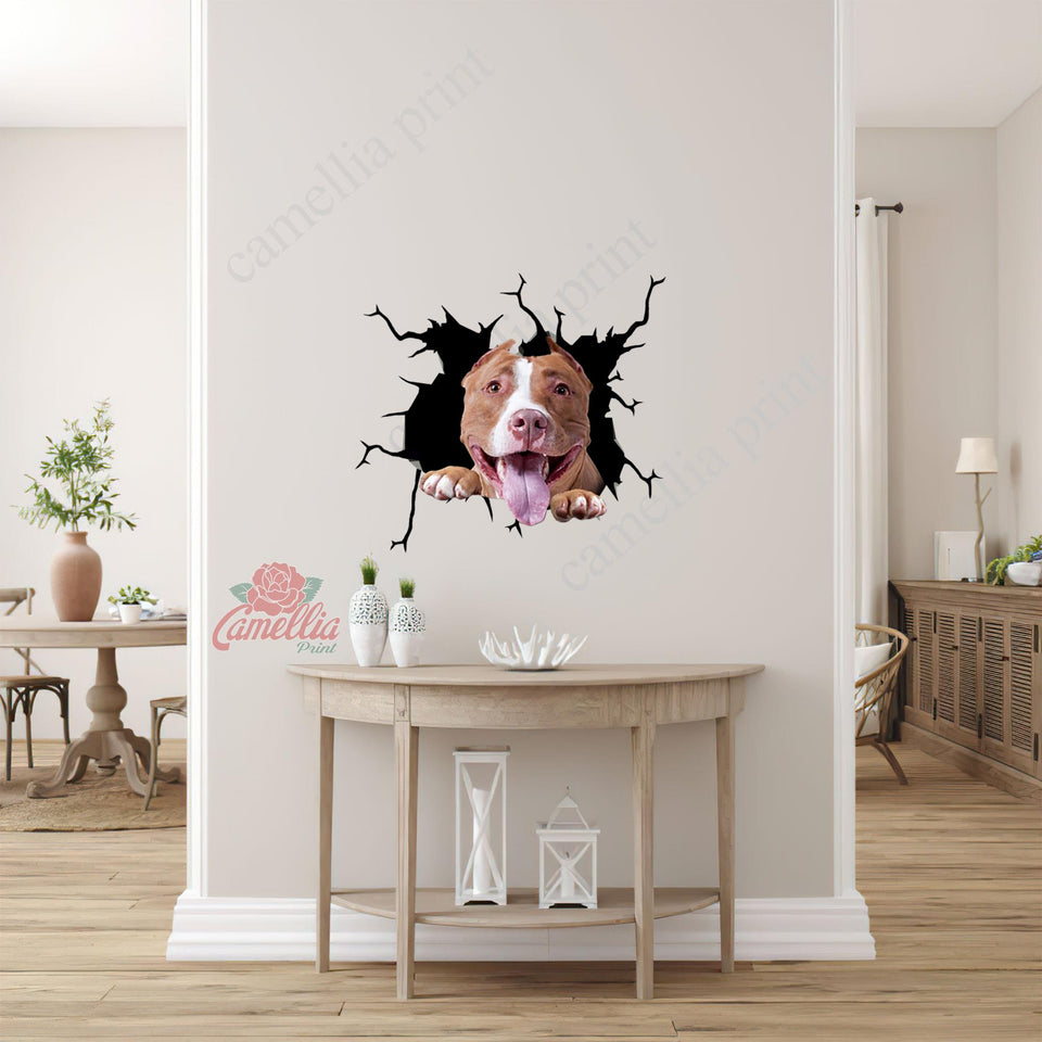 Funny Pitbull Decal Sticker Car Nice Window Decals Good Gifts For Dad