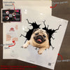 Funny Pug Sticker Emoji Your Cute Jeans Decal Stickers Gifts For Grandpa