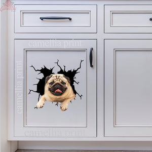 Funny Pug Sticker Emoji Your Cute Jeans Decal Stickers Gifts For Grandpa