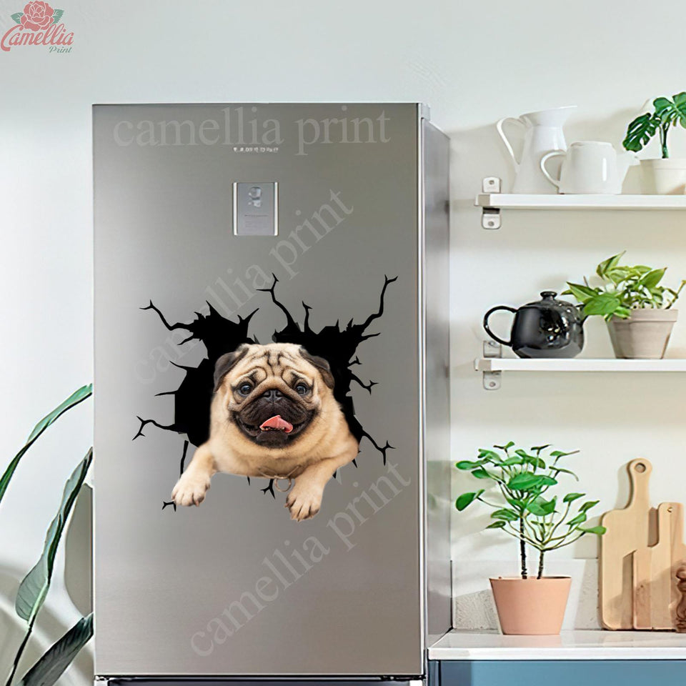 Funny Pug Sticker Emoji Your Cute Jeans Decal Stickers Gifts For Grandpa