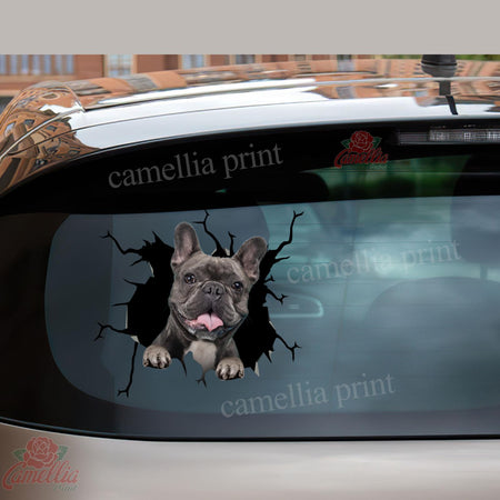 Funny French Bulldog Decals For Windows Cool Sticker Paper Easter Gifts