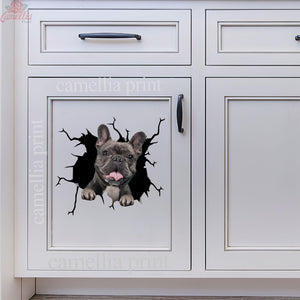 Funny French Bulldog Decals For Windows Cool Sticker Paper Easter Gifts