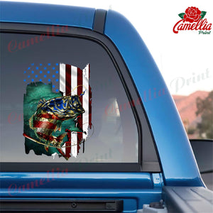 Funny Fishing Door Decal Pretty Bumper Sticker Maker Father's Day Gift Ideas