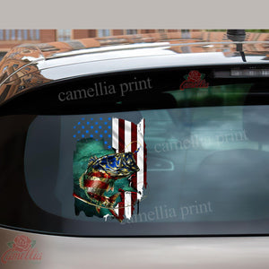 Funny Fishing Door Decal Pretty Bumper Sticker Maker Father's Day Gift Ideas