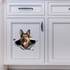 Funny German Shepherd Dad Decal Funny Dot Stickers Retirement Gifts For Men