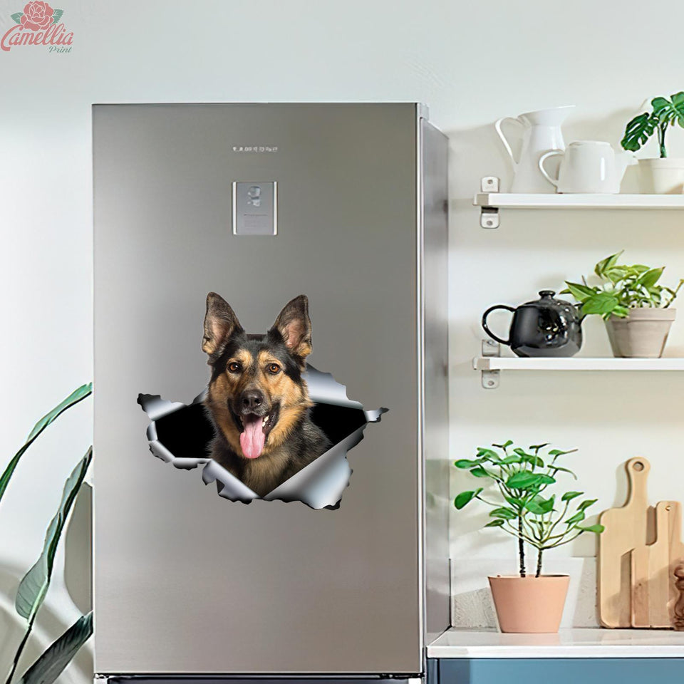 Funny German Shepherd Dad Decal Funny Dot Stickers Retirement Gifts For Men