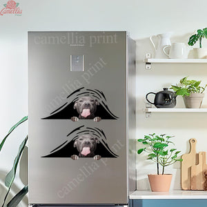 Funny Pitbull Dogs Decal For Rear Window Wiper Funny Quotes Custom Stickers Birthday Gifts For Dad