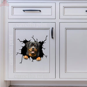 Funny Rottweiler Crack Sticker Kawaii Your Cute Label Paper Mother's Day Gifts Amazon