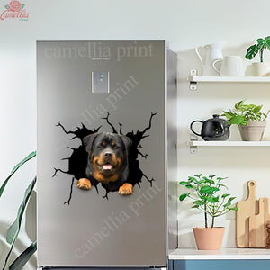 Funny Rottweiler Crack Sticker Kawaii Your Cute Label Paper Mother's Day Gifts Amazon