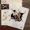 Weimaraners Crack Car Decal Custom The Cutest Computer Stickers Good Gifts For Dad