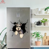 Schnauzer Crack Sticker Car Funny Memes Bee Stickers Valentines Day Gifts For Her