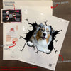 Australian Shepherd Crack Decal Car Corny Jokes Vehicle Decals Gifts For New Moms