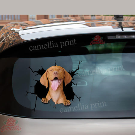 Vizsla Crack Stickers Custom Your Cute Dot Stickers Best Mother's Day Gifts 2021