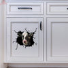 Dairy Cow Crack Duck Decal Funny Art Stickers Gifts For Grandma