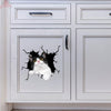Tuxedo Cat Crack Sticker For Car Window You Cute Anime Car Sticker Anniversary Gift For Husband