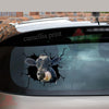 Dairy Cow Crack Sticker Ideas Super Cute Custom Car Window Decals Employee Gift