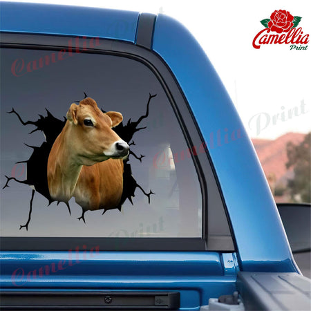 Cow Crack Mom Car Decal Nice Custom Car Window Decals Family Gifts