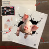 Pig Crack Decals Funny Sticker Valentines Gifts For Her