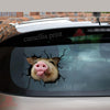 Pig Crack Sticker Chart Cuteness Overloaded Stickers 1 Year Anniversary Gift
